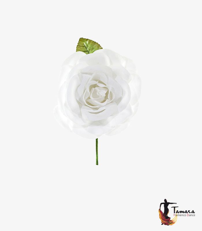 Flor Flamenca Luz - 12 cm Blanco