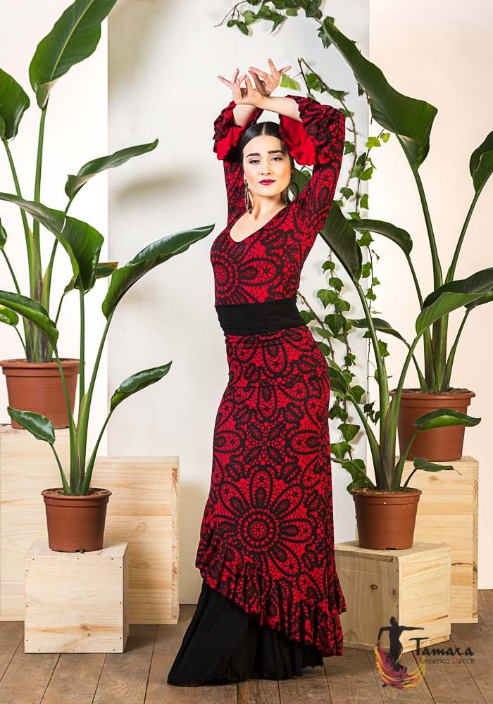 Falda flamenco Araceli - Punto elástico