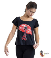 Camiseta flamenca - Diseño 18 Mangas L