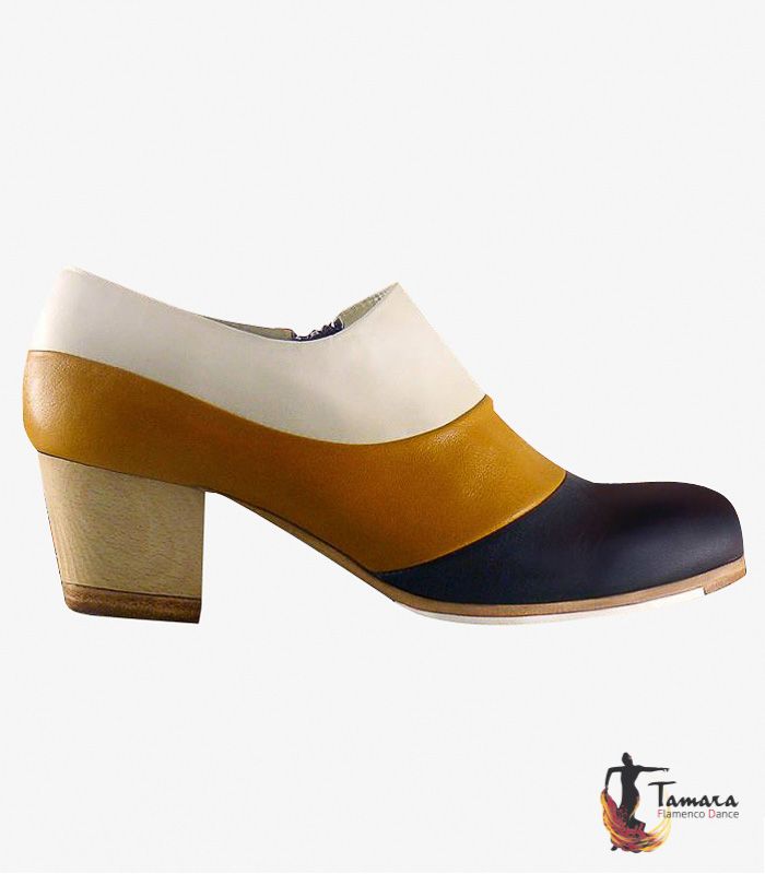 Zapatos de flamenco Tricolor