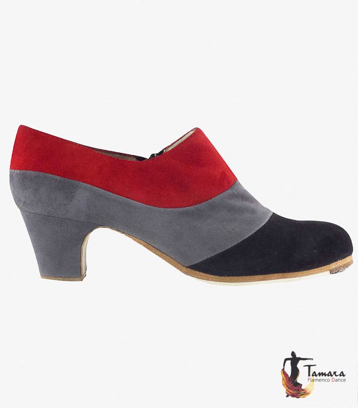Zapatos de flamenco Tricolor