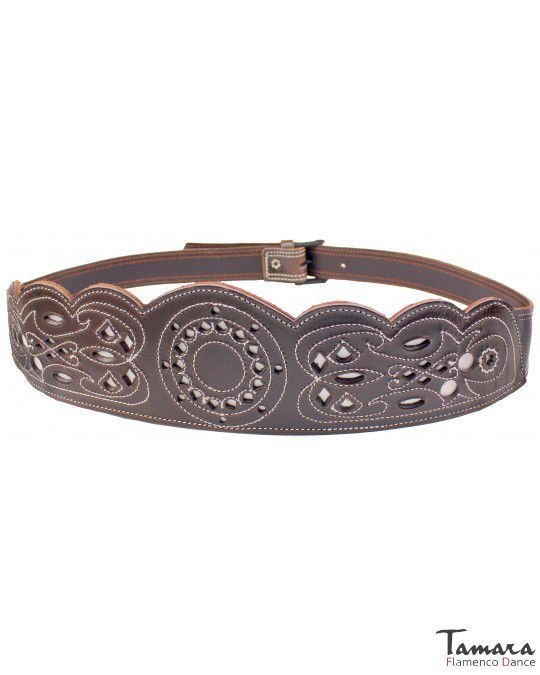 Cinturon cuero campero mujer - Diseño 3 L