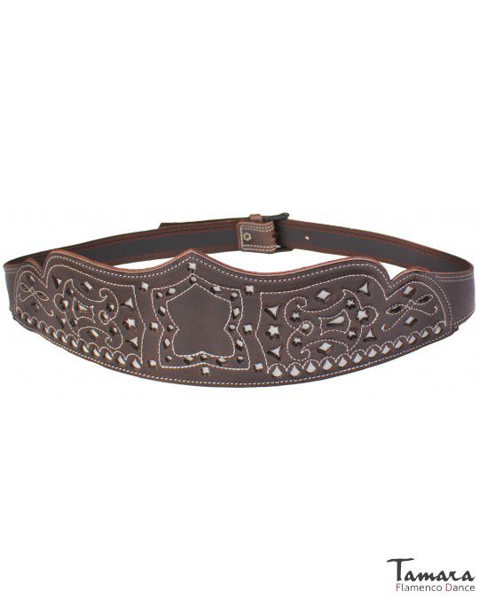 Cinturon cuero campero mujer - Diseño 4 L