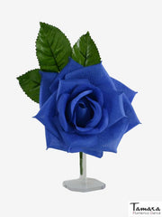 Flor Flamenca Linda - 10 cm Azul Marino