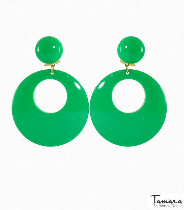 Argollas Flamencas - Pasta Grande Verde Andalucia