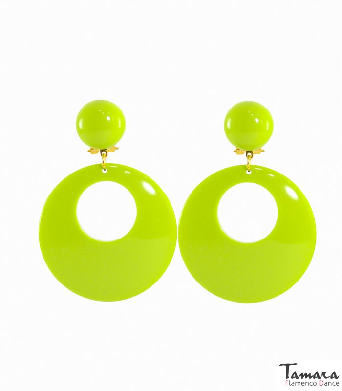 Argollas Flamencas - Pasta Grande Pistacho