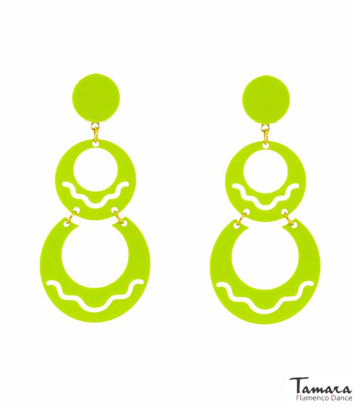 Pendientes Flamencos Diseño 01 - Acetato