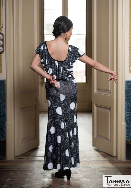 Falda flamenco Mirella - Punto elástico Estampado