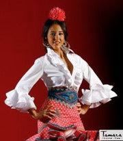 Camisa Blusa flamenca Tamara Talla 38