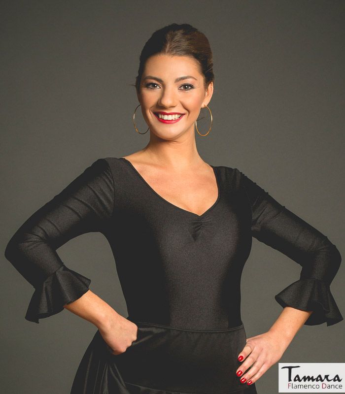Body flamenco Jaen - Lycra Negro