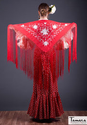 Mantoncillo Florencia - Bordado Marfil Beige