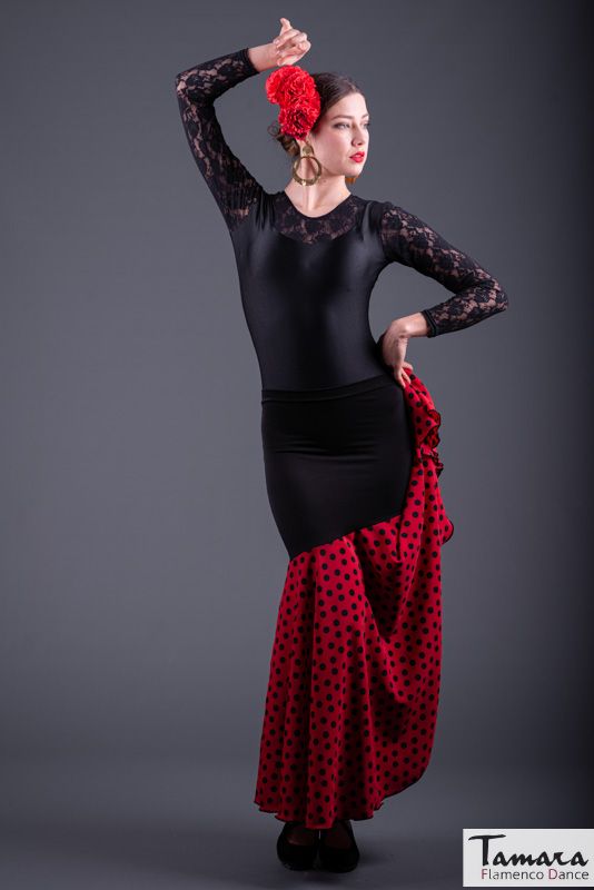 Falda flamenco Granada Lunar Mediano - Viscosa y Koshivo