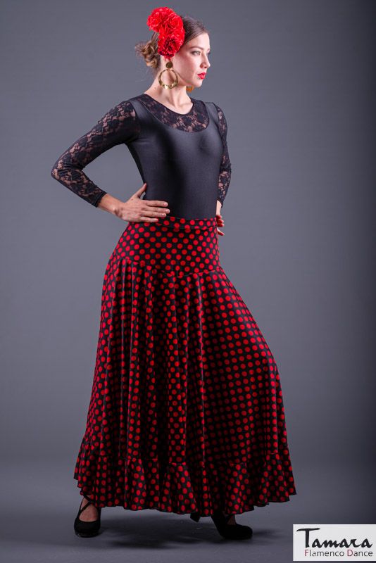 Falda flamenco Sevillana Lunares - Punto