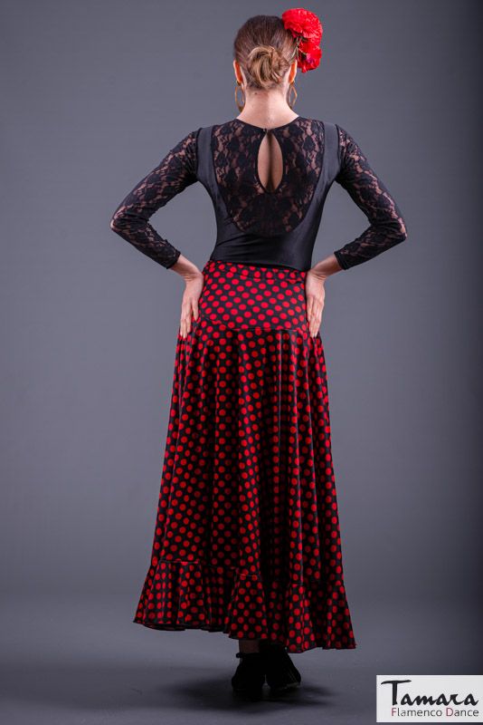 Falda flamenco Sevillana Lunares - Punto