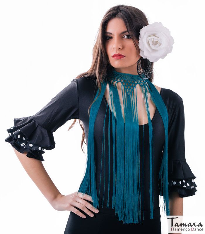 Gargantilla de flecos TAMARA Petroleo