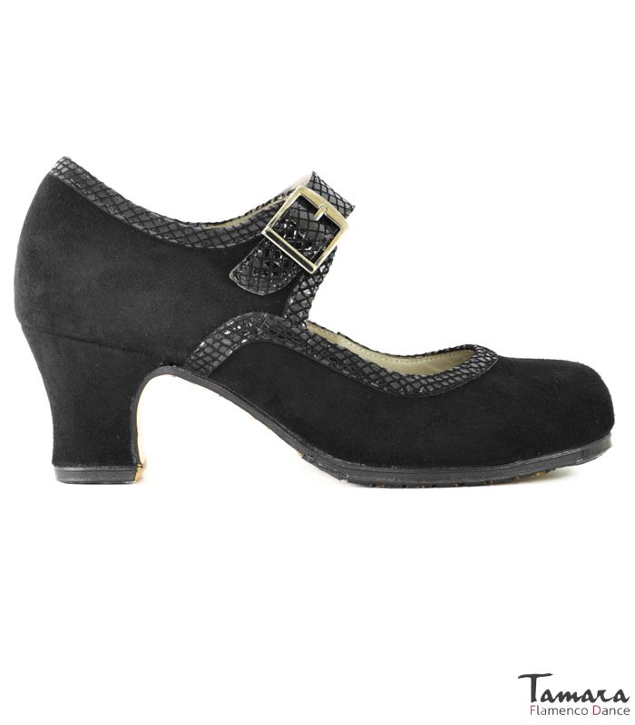 Zapatos de flamenco Triana Ante y Serpiente