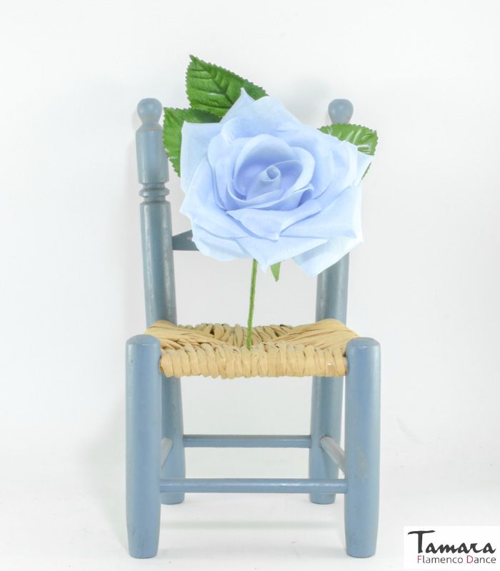 Flor Flamenca Linda - 10 cm Celeste