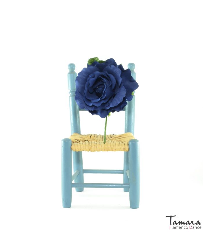 Flor Flamenca Bolero - 10 cm Azul Marino