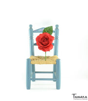 Flor flamenca Bombon - 8 cm Rosa Bebe