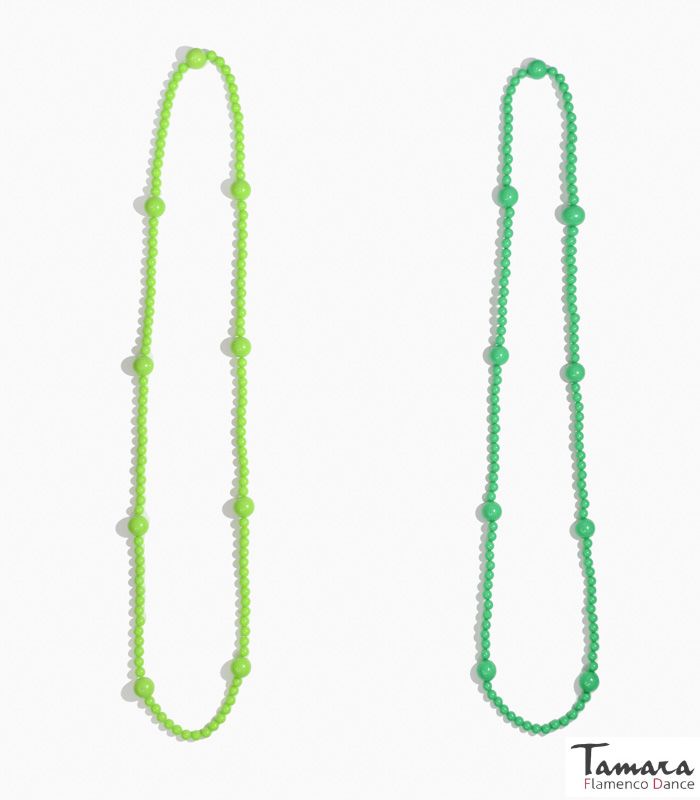 Collar flamenco Bolas Macarena Negro