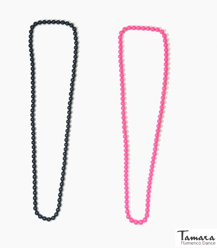 Collar flamenco Bolas Rocio Negro