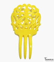 Peina flamenca Diseño 8 - Plástico 14 cm