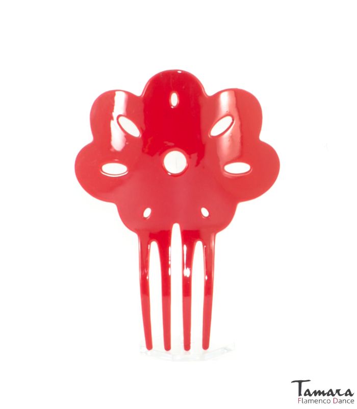 Peineta flamenca Clavelito - Plástico 14 cm Verde Agua