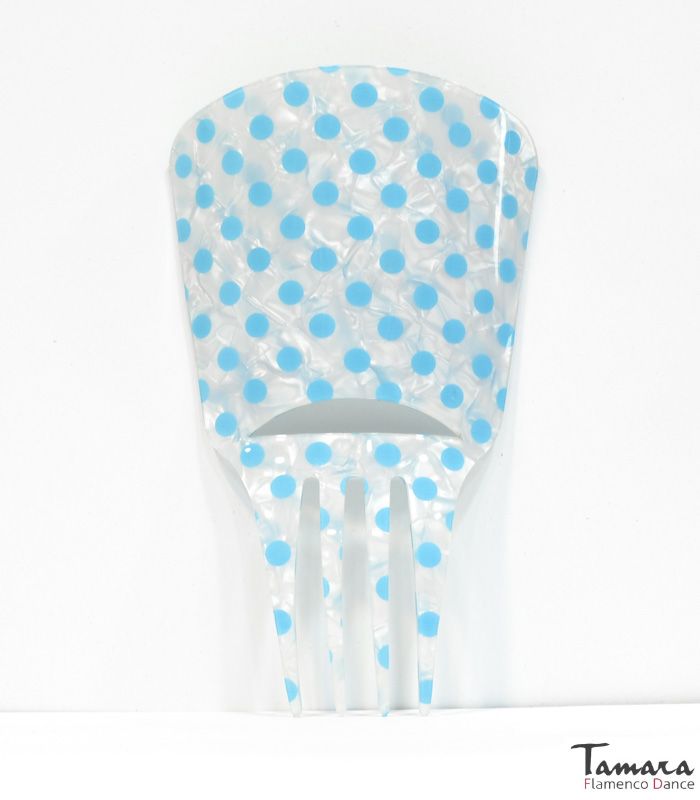 Peina Nacar Lunares - Nacre 14 cm Turquesa