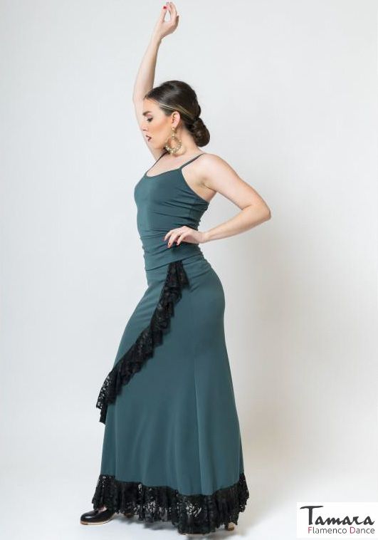 Falda flamenco Tunisia - Punto elástico y Encaje