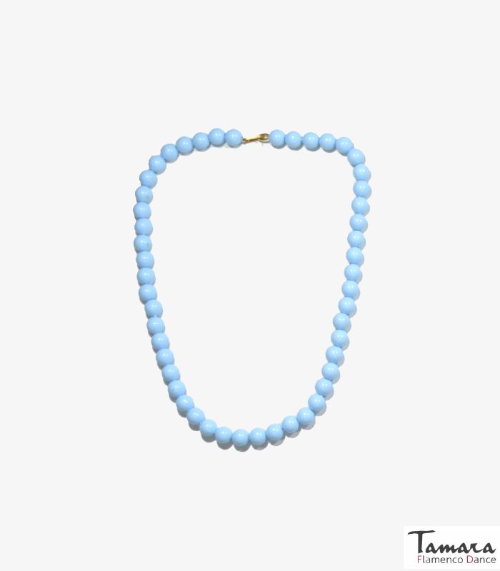 Collar flamenca Infantil (5 a 10 años aprox) Celeste