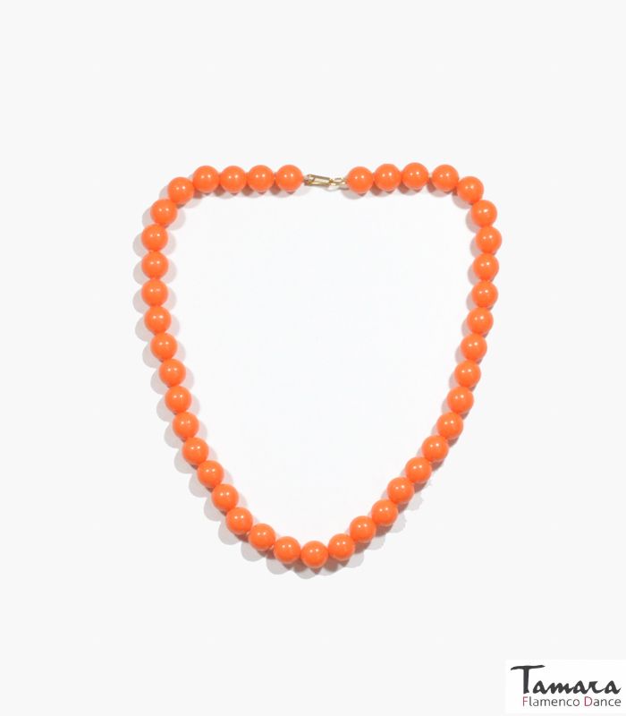 Collar flamenca Infantil (0 a 4 años aprox) Naranja