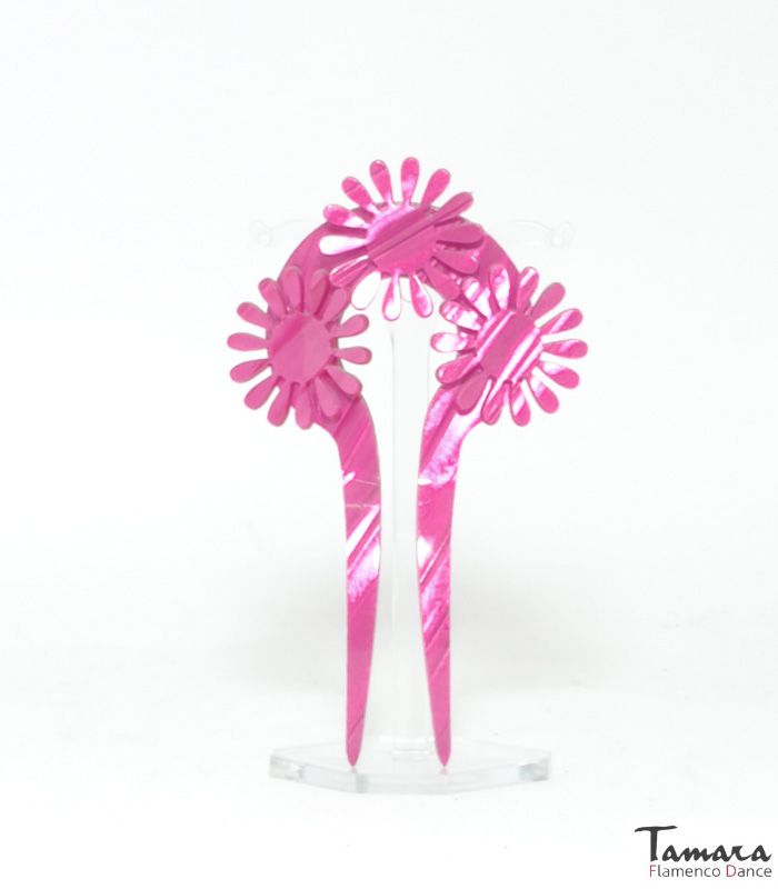 Peinecillo Margaritas Altas - Nácar 10.5 cm