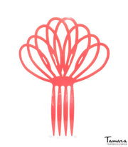 Peineta flamenca Loto - Plástico 20 cm Añil (Indigo)