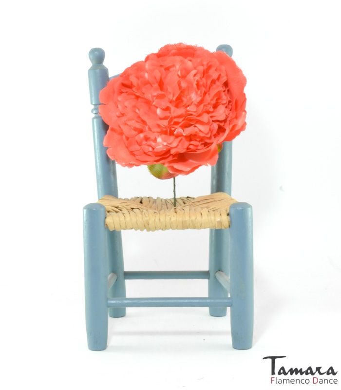 Flor Flamenca Peonia - 12 cm Coral