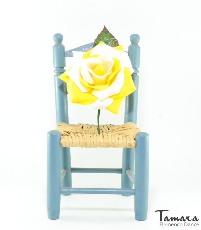 Flor Flamenca Bicolor - 10 cm Amarillo