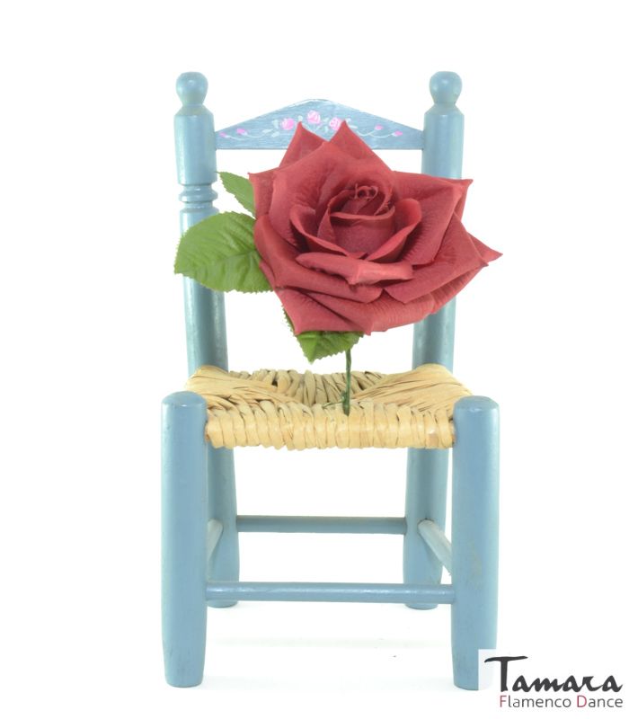 Flor Flamenca Linda - 10 cm Burdeos