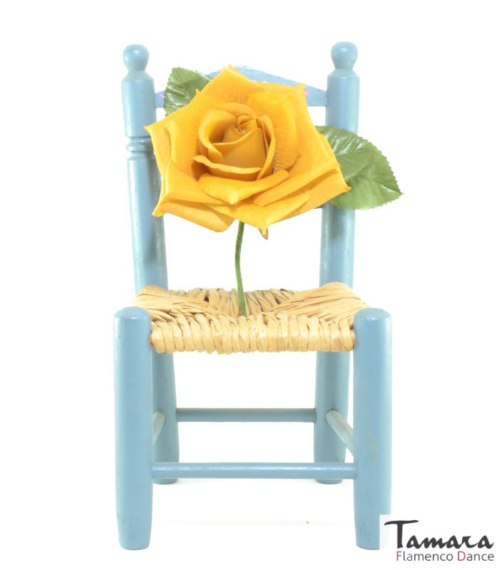 Flor Flamenca Linda - 10 cm Mostaza