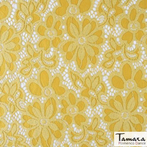 Mantoncillo Mujer - Encaje Mostaza