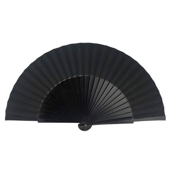 Abanico Medio Pericón (27 cm) Negro