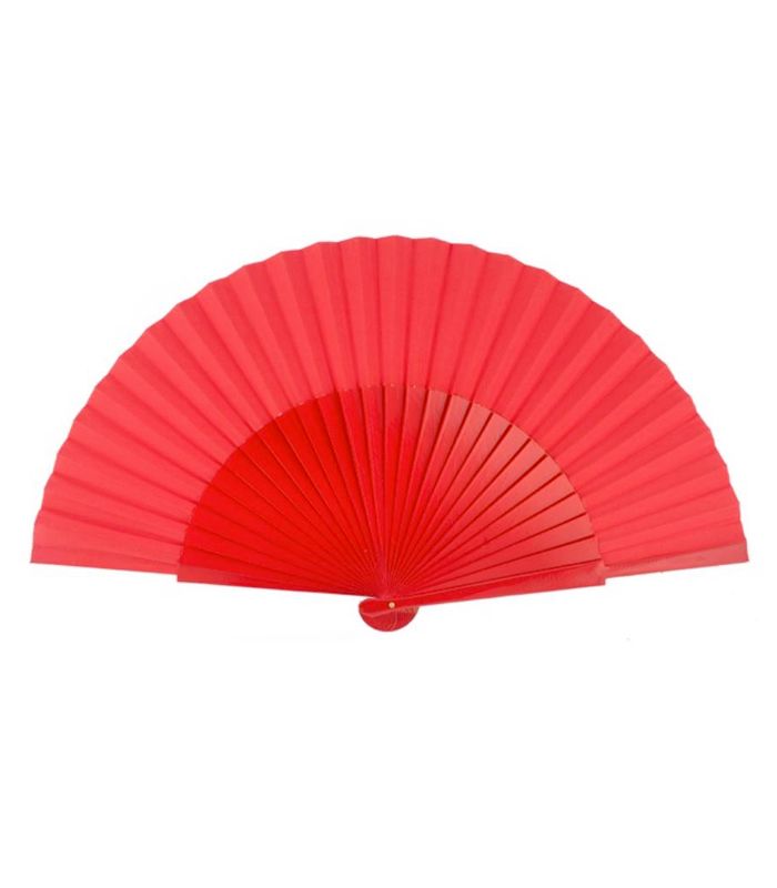 Abanico Medio Pericón (27 cm) Rojo
