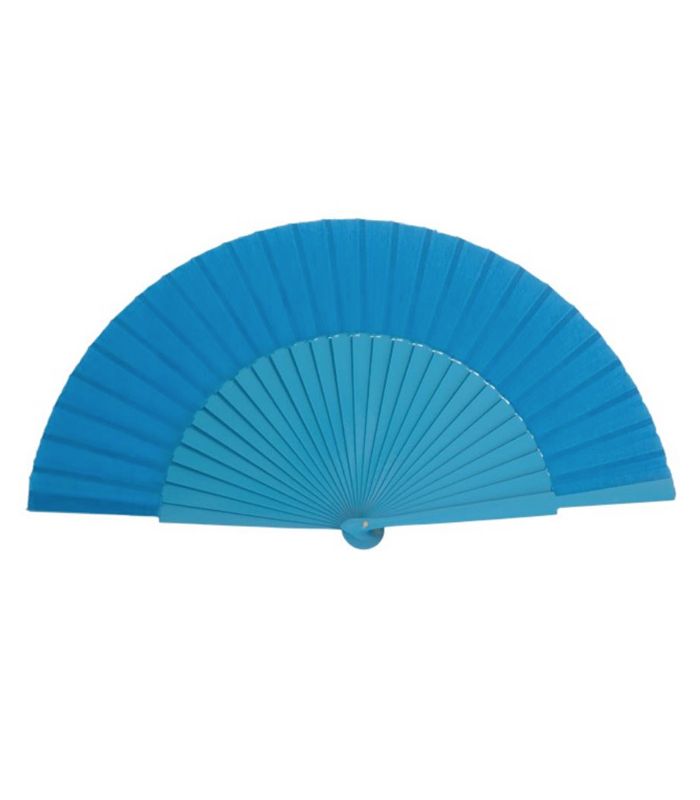 Abanico Medio Pericón (27 cm) Turquesa