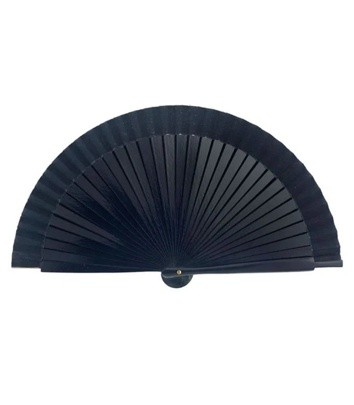 Abanico flamenco pequeño (23 cm) Azul Marino