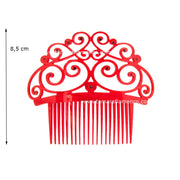 Peinecillo 18 - Nácar con piedras Nacar Clasico