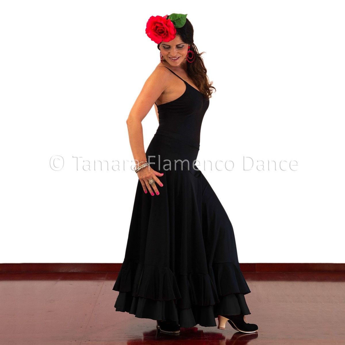 Falda flamenco Alborea - Punto Negro