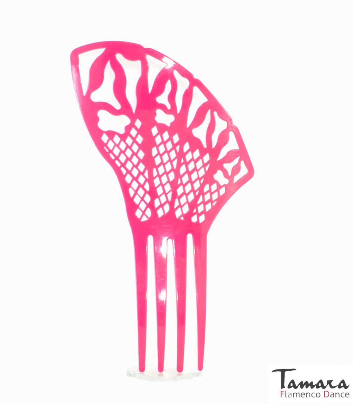 Peineta flamenca Lavanda - Plástico 21.5 cm Beige