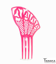 Peineta flamenca Lavanda - Plástico 21.5 cm Beige