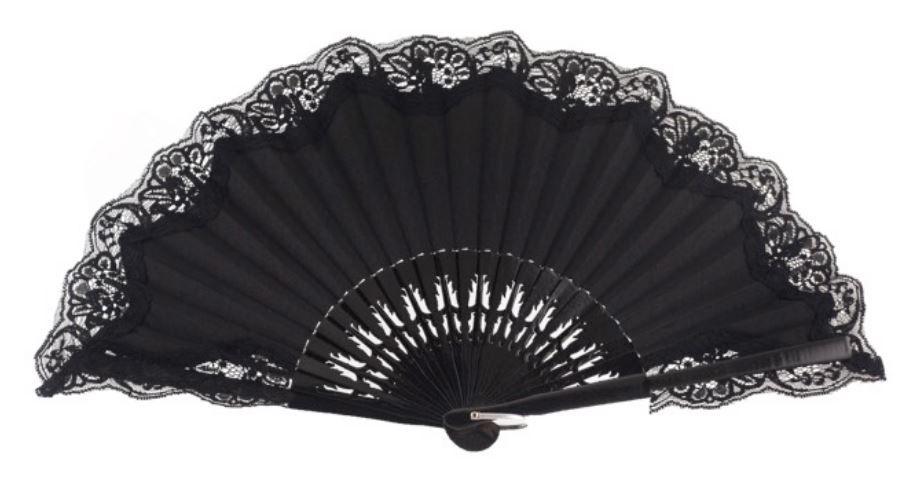 Abanico Pericón (23cm) - Encaje