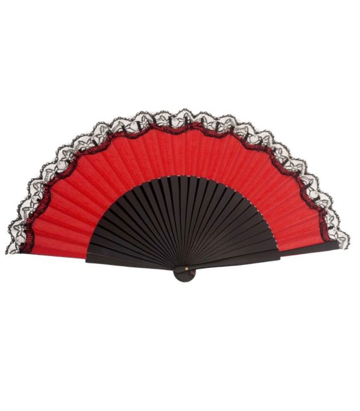 Abanico Medio Pericón (27cm) - Encaje