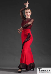 Falda flamenco Manuela - Tul y punto elástico