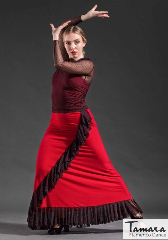 Falda flamenco Manuela - Tul y punto elástico